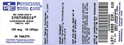 2638.jpg image of 0.125 mg package label - 2638