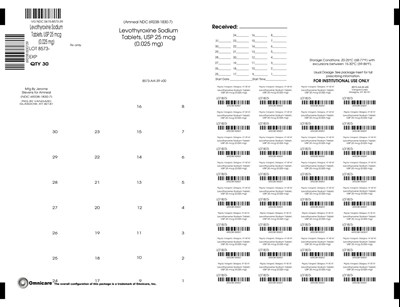 Principal Display Panel (Levothyroxine Sodium Tabs 8573 8574 8597 8598 8599 2)