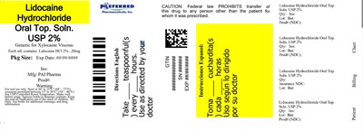 Lidocaine Hydrochloride Oral Top Soln Usp 2% (Lidocaine Hydrochloride Oral Topical Solution Usp 3)