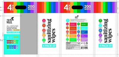 All Around Sanitizing Wipes - 200pcs