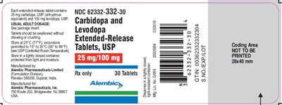 carbidopalevo-25100mg.jpg 30 Tablets - carbidopalevo 25100mg