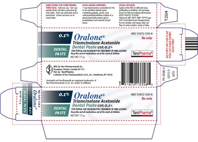 oralone-02.jpg PRINCIPAL DISPLAY PANEL - 7.5 g Carton - oralone 02