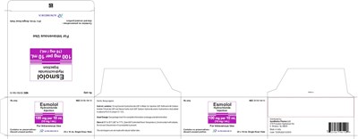 esmolol-fig2.jpg PACKAGE LABEL-PRINCIPAL DISPLAY PANEL - 100 mg per 10 mL (10 mg / mL) Container-Carton (25 Vials) - esmolol fig2