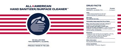 55gal (Hand San Surface Cleaner55 Gallon Pdf)