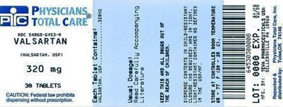 Valsartan Tablets Usp 320 mg (6453)