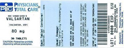 6458.jpg Valsartan Tablets USP 80 mg - 6458