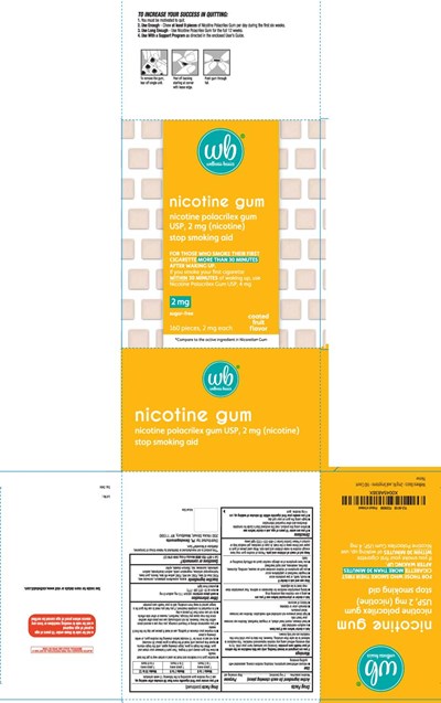 Nicotine Polacrilex 2 mg (nicotine) (Nicotine 2 mg Fruit Coated Usp Gum 1)