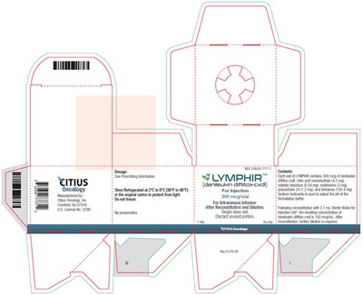 citius-onco-carton-label.jpg PRINCIPAL DISPLAY PANEL (Carton) LYMPHIR (denileukin diftitox-cxdl) for injection 300 mcg/vial Rx Only (Citius Oncology) - citius onco carton label