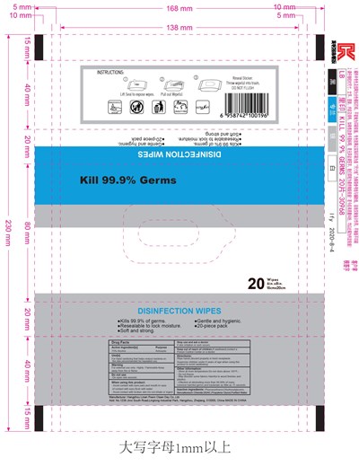 20 Wipes Label (20pcs)