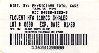 110 Mcg Label (5362)