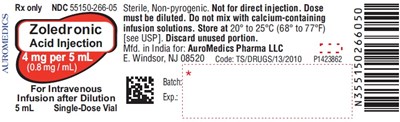 zoledronic-acid-fig2.jpg PACKAGE LABEL-PRINCIPAL DISPLAY PANEL - 4 mg per 5 mL (0.8 mg / mL) - Container Label - zoledronic acid fig2