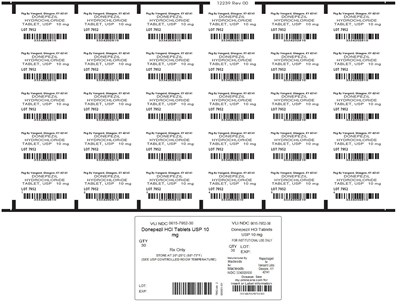 Donepezil 10mg Unit Dose Label (Donepezil 5mg   10mg   Macleods 15)