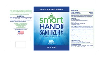 16oz Gel (2020 08 11 Smart Solutions Hand Sanitizer Gel Label 16 Oz)