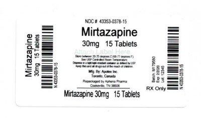 Bottle Label 30 mg - 43353 0378 15
