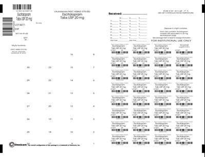 Principal Display Panel (Escitalopram Tabs 20 mg 8477 2)