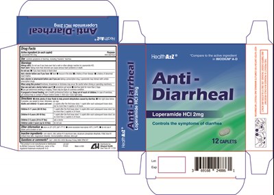 Anti-diarrheal 12ct. Caplets (248   Health A2z Anti Diarrheal 1)