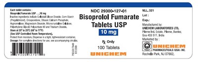 10 mg 100 Tablets (Bisoprololfumaratetablets Figure 10)
