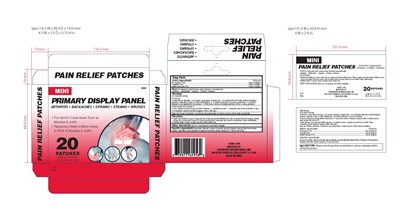 Image Of Label (Pain Relief Patchlabel)