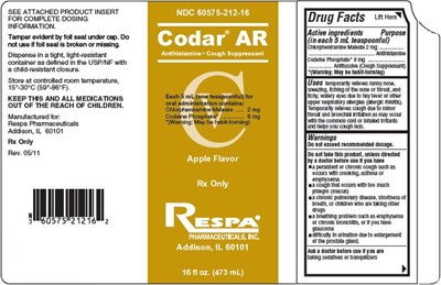 Codar Ar Packaging (Mm1)