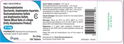 amphetamines-01-v00.jpg Container Label 5 mg - amphetamines 01 v00