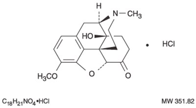 Oxycodone Structure Formula (S 01)