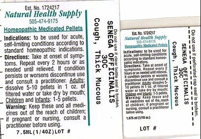 Cough Thick Mucous Label (Nhs Cough Thick Mucous)