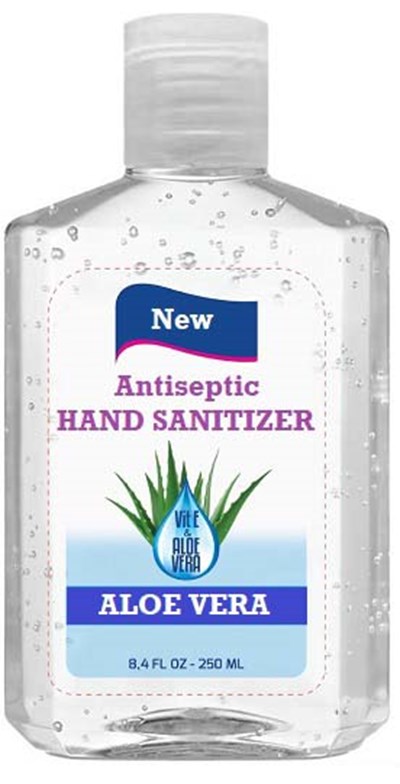 250 mL Label (Hand Sanitizer Front Nortria 8 17 2020)