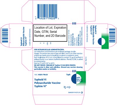 Principal Display Panel (20 Dose Vial Package)