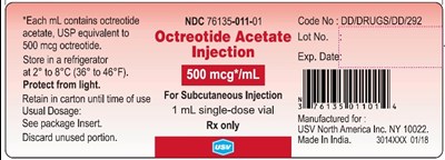 500 mcg - octreo 500mcg label