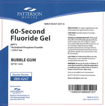 fluoridegel-03.jpg Principal Display Panel - 454 g Bubble Gum Bottle Label - fluoridegel 03