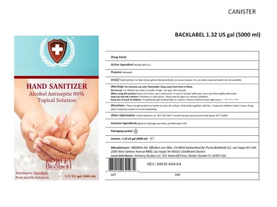 5000 mL Canister (80092 004 04 5000ml)
