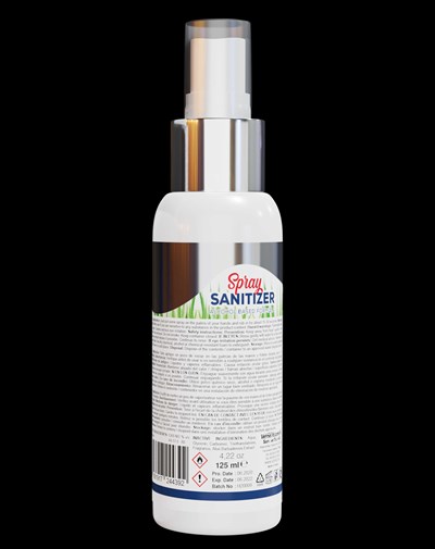 COVIDEX SPRAY 125 mL back - 125ml back