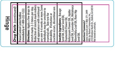 Naturasil Stretch Marks 10 ml bottle peel out label - Stretch marks 10mlbottle peeloutlabel