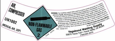 Vagabond Hp Air Sl Label (Vagabond Hp Air Sl)