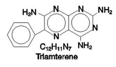 Triamterene Chemical Structure (Image 1)