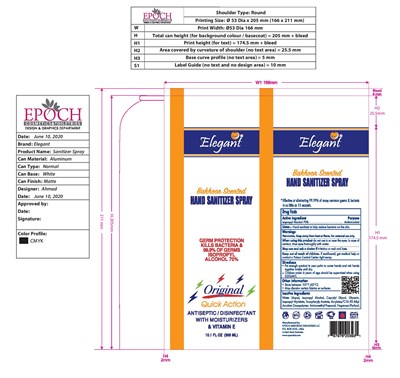 Label (Eleg15 Hand Sanitizer 200401 53 205 Rev2 Page 001)