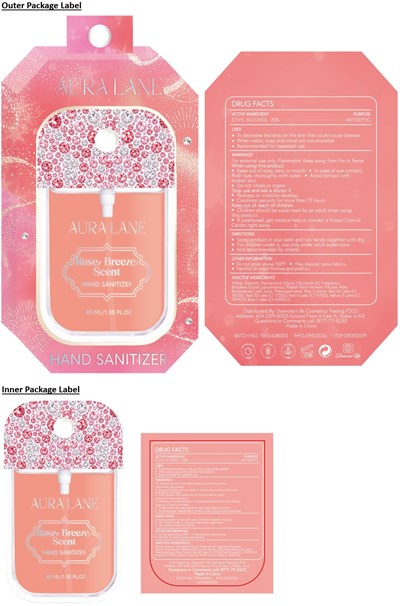 Hand Sanitizer Rose Breeze Scent (87247491 1)