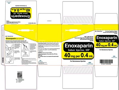 eno0f-0001-13.jpg Principal Display Panel – Enoxaparin Sodium Injection, USP 40 mg Carton - eno0f 0001 13