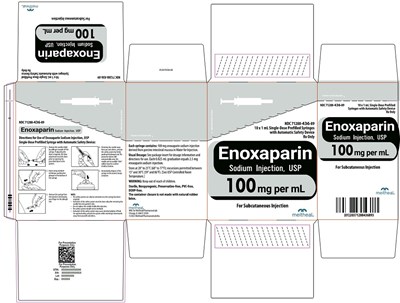 eno0f-0001-19.jpg Principal Display Panel – Enoxaparin Sodium Injection, USP 100 mg Carton - eno0f 0001 19
