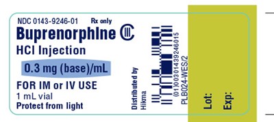 buprenorphine-hcl-injection-2.jpg Buprenorphine HCl Injection 0.3 mg (base)/mL Container Label - buprenorphine hcl injection 2
