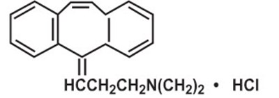 The Structural Formula Of Cyclobenzaprine Hydrochloride. (Cyclobenzaprine Tablets 1)