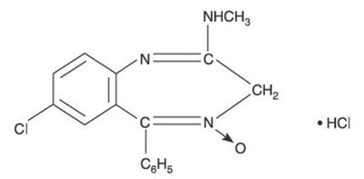 Chmical Structure (Chlordiazepoxide 01)