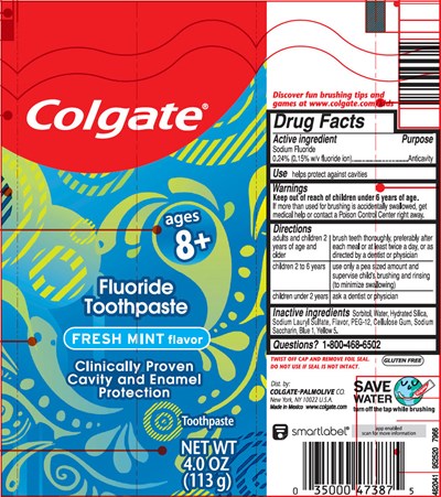 Principal Display Panel - 113 g Tube Label - colgate 01