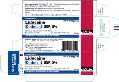 lidocaine-02.jpg PRINCIPAL DISPLAY PANEL - 30 g Tube Carton - lidocaine 02