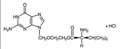 Chemical Structure - valacyclovir str