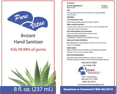 Image Of Bottle Label (A8oz)