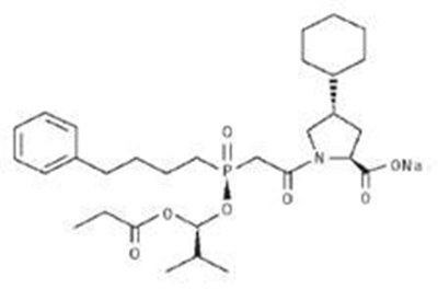fosinopril-str.jpg Chemical Structure - fosinopril str