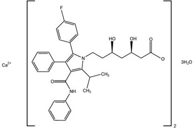 Atorvastatin Calcium Structural Formula - image 01