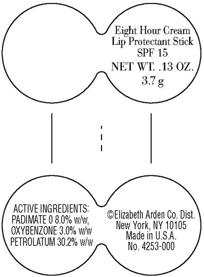 Eight Hour Cream Lip Protectant Stick Base Label (Bl0774 Figure 2 Ea Eight Hour Cream Lip Protectant Stick Base Label, Spf 15 (edit))