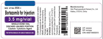 bortezomib-08.jpg PRINCIPAL DISPLAY PANEL - 3.5 mg Vial Label - bortezomib 08